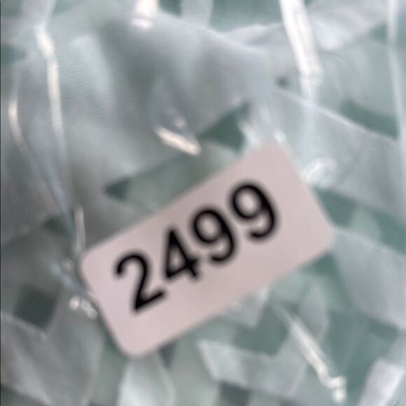 Mint Geometric Pattern Dress - Picture 4 of 4